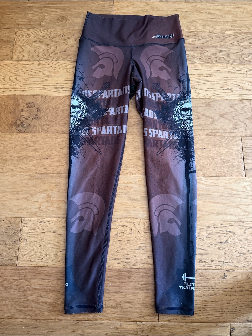 OS - J CROSS - Brown Spartan Athletic women Leggings